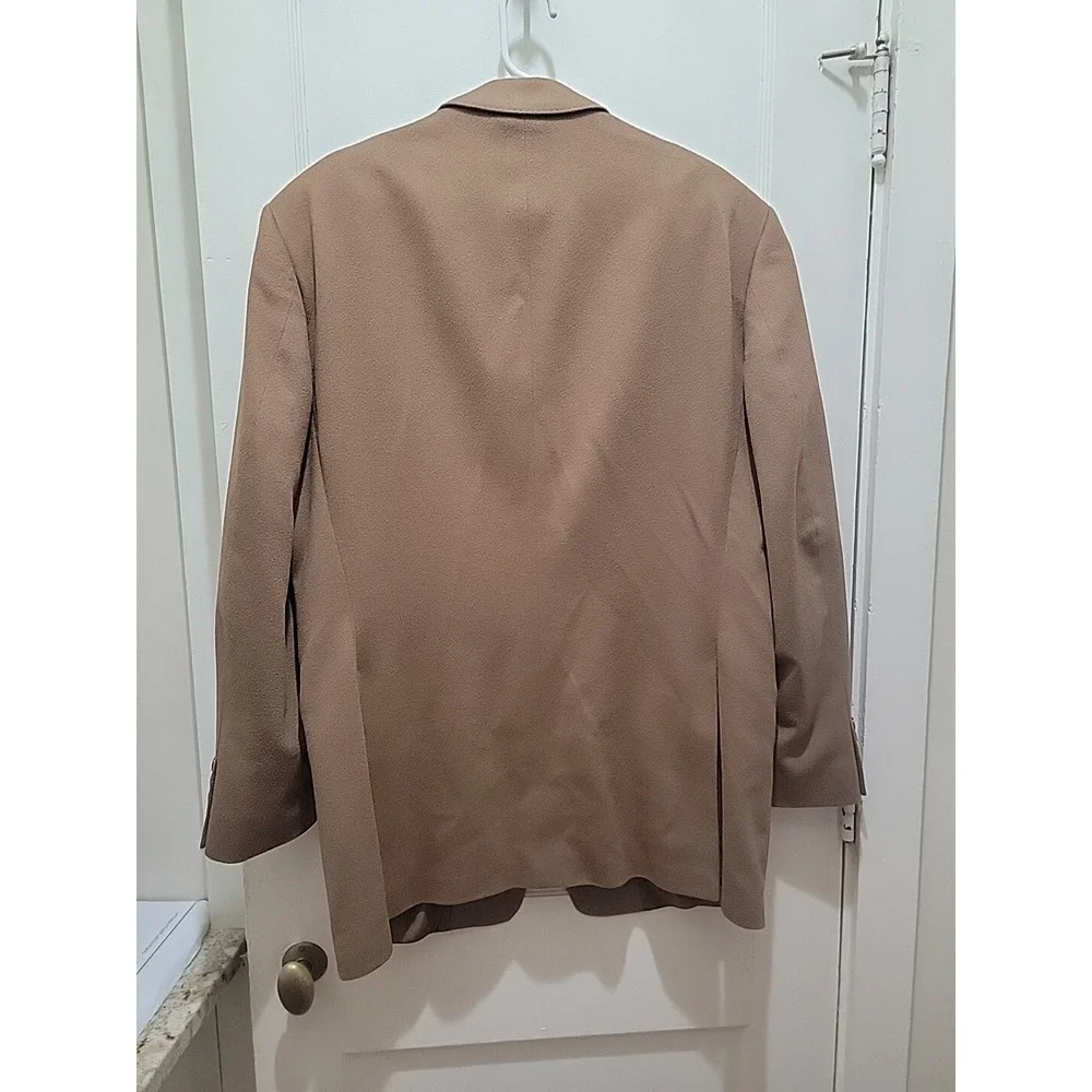 Arnold Brant Men's Brown 100% Cashmere Blazer Jacket 44LT.  Made In Canada